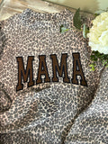 Embroidered mock neck “Mama” Sweatshirt